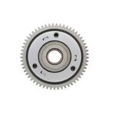 Motorcycle starting disc gear